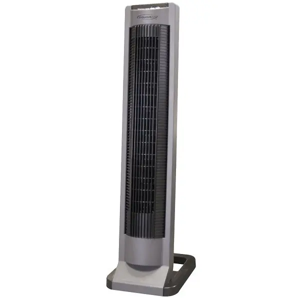 SoleusAir Commercial-Grade Tower Fan 35" tall, Incline gliding grille, FC-35-