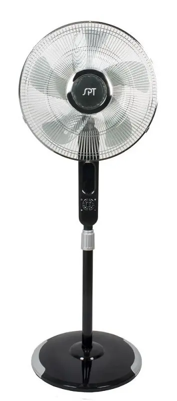 Sunpentown 16" Stand Fan Touch-Stop Sensor, SF-16T07