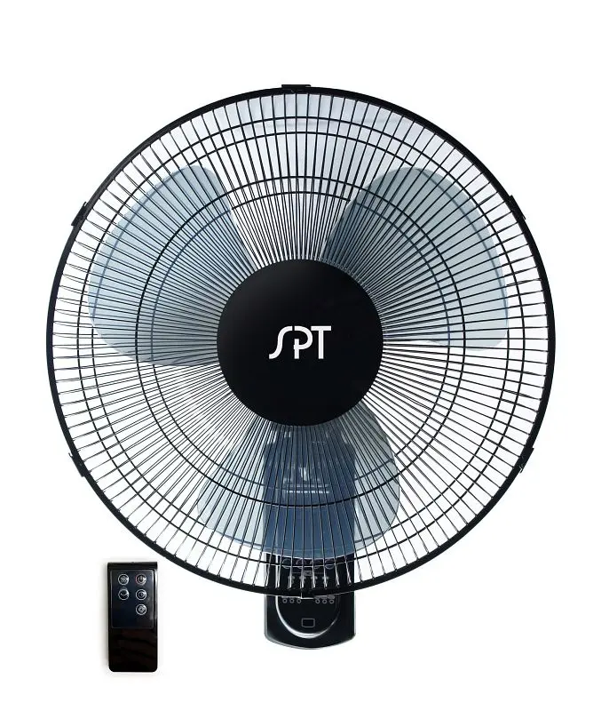 Sunpentown 16" Wall Mount Fan Remote Regulation, SF-16W90