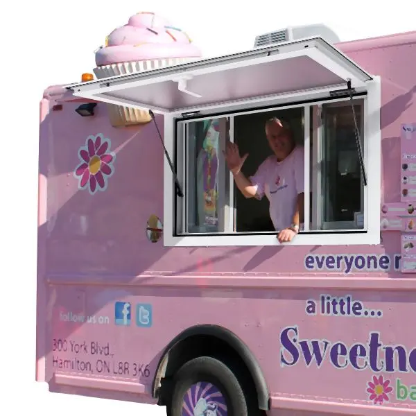 VEVOR 36"L x 24"W Concession Stand Serving Window Food Truck Service Awning, SCFWCK3624IN5SNRYV0