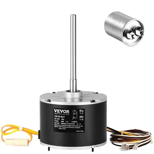 VEVOR Authentic Summarizer Fan Motor 5KCP39EGS070S, 5KCP39EGY823S, DSLNQDJ14HP110TNZV7