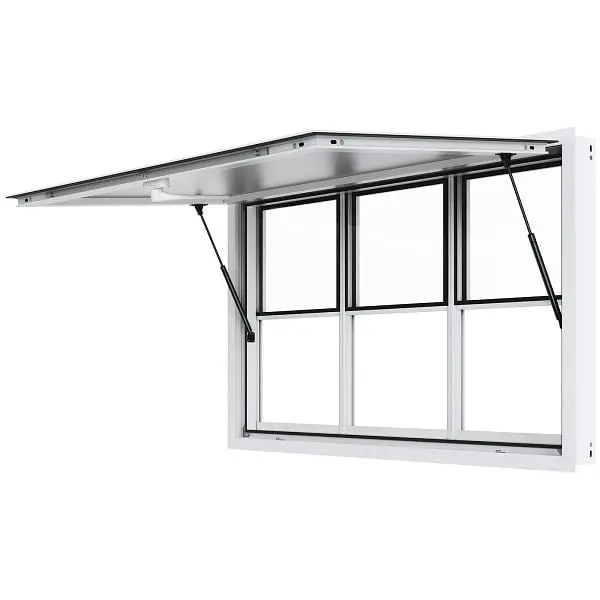 VEVOR Concession Window 60"x36", Aircraft Aluminum Alloy Food Truck Service Window Vertical Lifting Windows &amp...