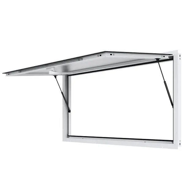 VEVOR Concession Window 72"x36", Aluminum Alloy Food Truck Service Window Awning Door & Drag Hook, FWCK7636I...