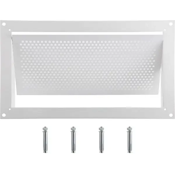 VEVOR Flood Vent, 8" Height x 16" Width x 2" Depth Foundation Flood Vent, Bright White, HTFKB16x8X2PCSL8IV0