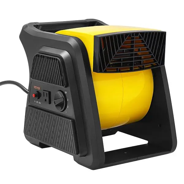 VEVOR Pro-Series Pivoting Functionality Fan, 600 CFM High Velocity Floor Blower Drying, Cooling, XZXDMGFJ1700R3R0HV1