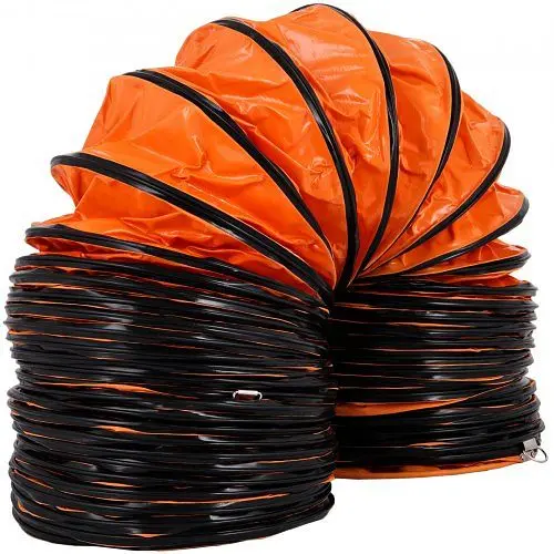 VEVOR Pvc Flexible Duct Hosing 16ft L Ø12" Duct Hose Gardening 16'l Travel-friendly, TFRGD12IN16FT0001V0