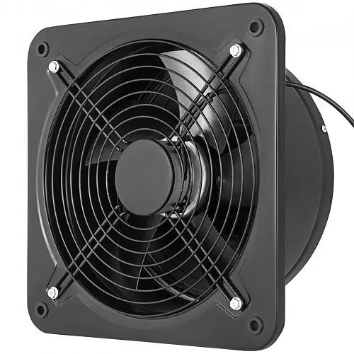 VEVOR Reflective 12" Ventilation Extractor Exhaust Fan Blower Wall Mount Kitchen Bathroom Toilet, PQFJYNF-300-2T001V7