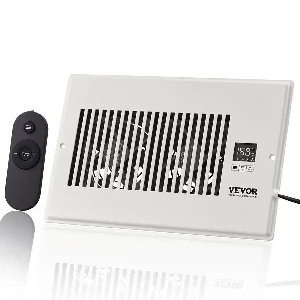 VEVOR Register Booster Fan, Quiet Vent Booster Fan Fits 6” x 10” Register Holes, ZCZTQFSB610IN13HLV5