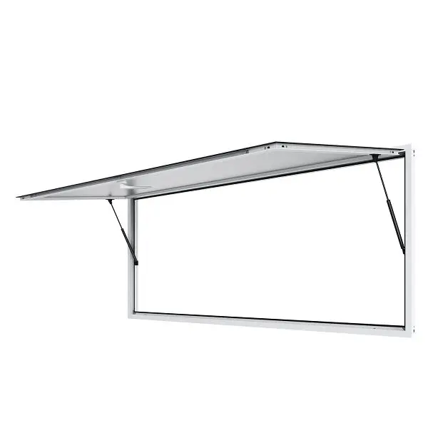 VEVOR Scratch-Resistant Concession Window 96"x36", Aluminum Alloy Food Truck Service Window Awning Door & Dr...