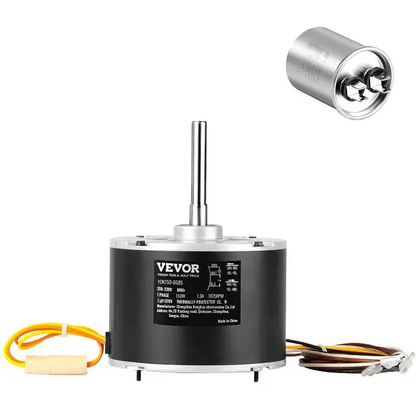VEVOR Summarizer Fan Motor K55HXJKL-2918, 51-23055-11, DSLNQDJ15HP10J7VVV7