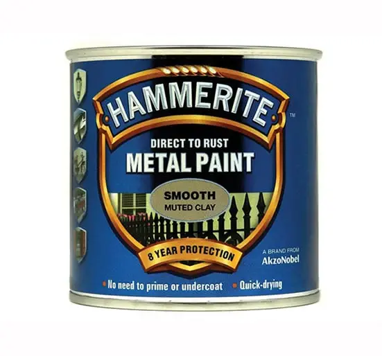Hammerite Direct to Rust Fluid Finish Paint - Red 250ml