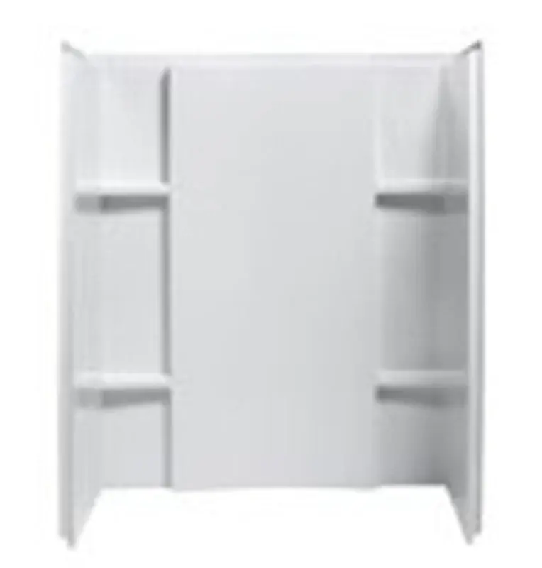 Sterling Accord Series 72284100-0 Complete 3-Piece Wall Place, 55-1/8 L, 48 W, 36 H, Vikrell, High-Gloss, White