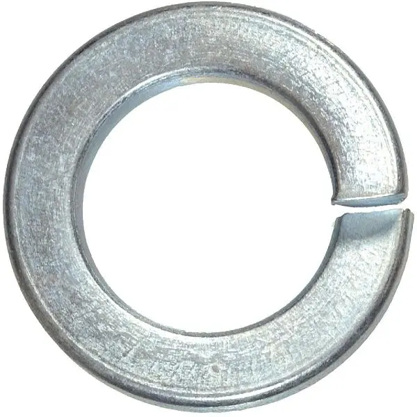 HILLMAN 5/16 Inch Hardened Steel Zinc Plated Split Lock Fender Washer, 100 pieces, 300021