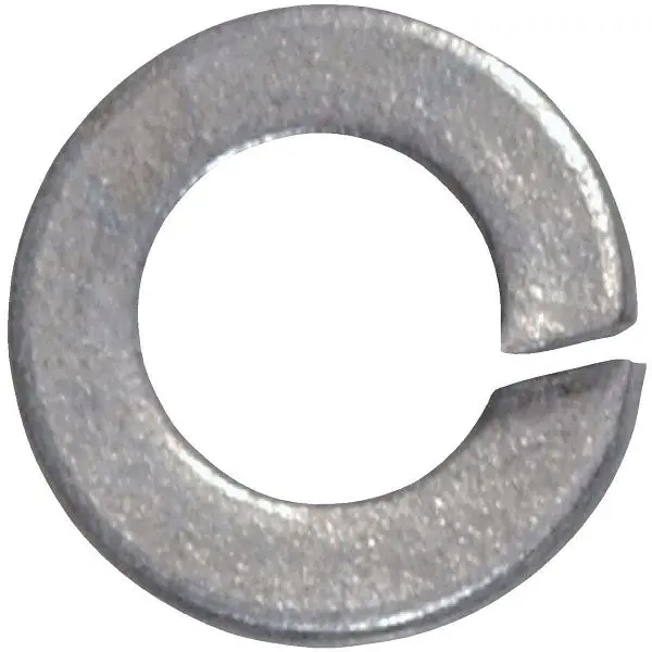 HILLMAN Biodegradable 3/8 Inch Steel Galvanized Split Lock Flat Washer, 100 pieces, 811056