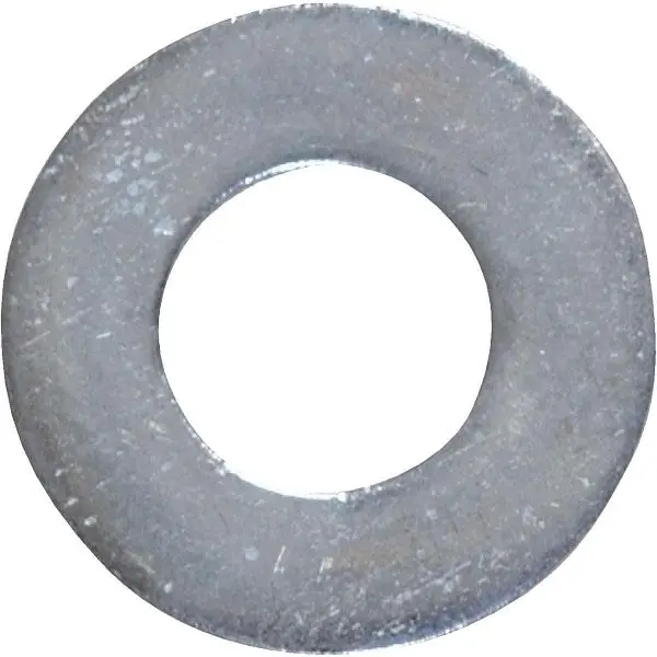 HILLMAN Dependable 1/4 Inch Steel Hot Dipped Galvanized Flat USS Washer, 100 pieces, 811070