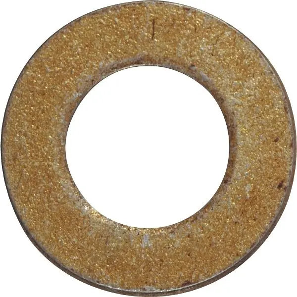 HILLMAN Extra-Strong 5/8 Inch Hardened Steel Yellow Dichromate Flat Shoulder Washer, 25 pieces, 280307