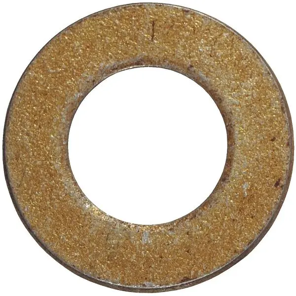 HILLMAN Glow 7/16 Inch SAE Hardened Steel Yellow Dichromate Flat Washer, 50 pieces, 280325