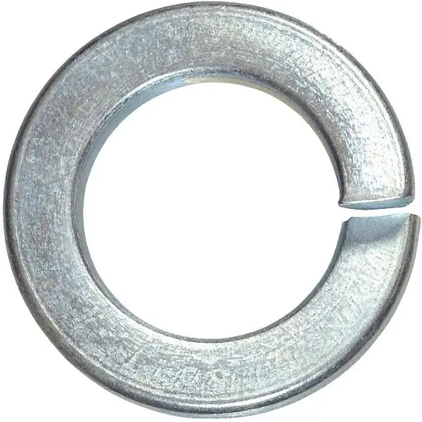 HILLMAN 1/2 Inch Hardened Mild Steel Zinc Plated Split Lock Countersunk Washer, 50 pieces, 300030