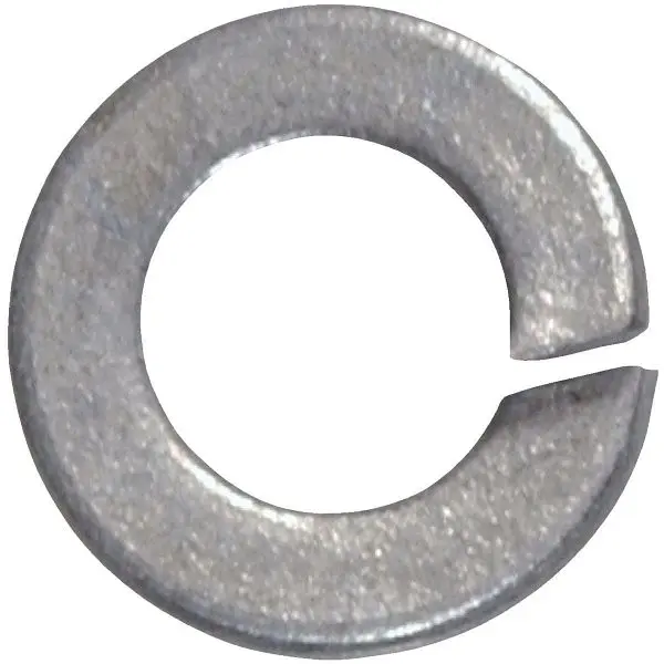 HILLMAN 1/2 Inch High-Carbon Steel Galvanized Split Lock Fender Washer, 100 pieces, 811059
