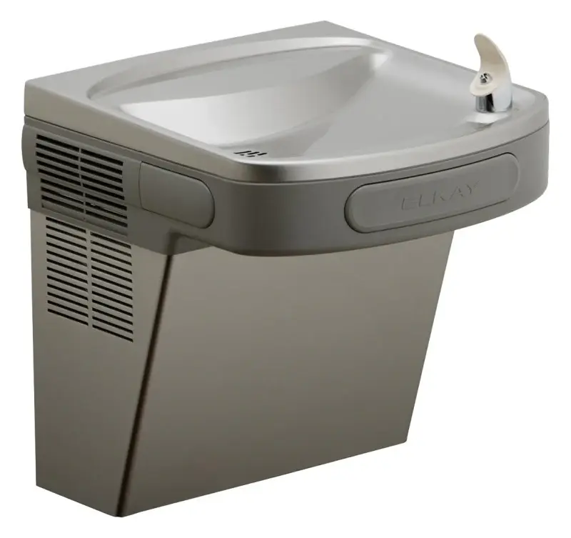 Elkay EZS8L Series Water Cooler, 18-3/8 L x 19 W x 19-13/16 H Dimensions, 8 gph Cooler, Steel, Pewter