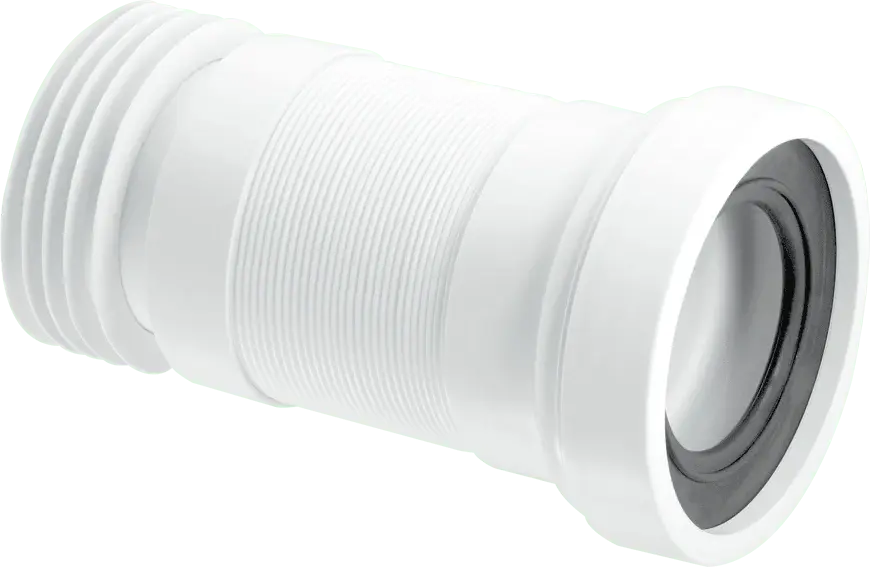 McAlpine WC-F18R 97-107mm Inlet x 4"/110mm Outlet Pliable WC Connector