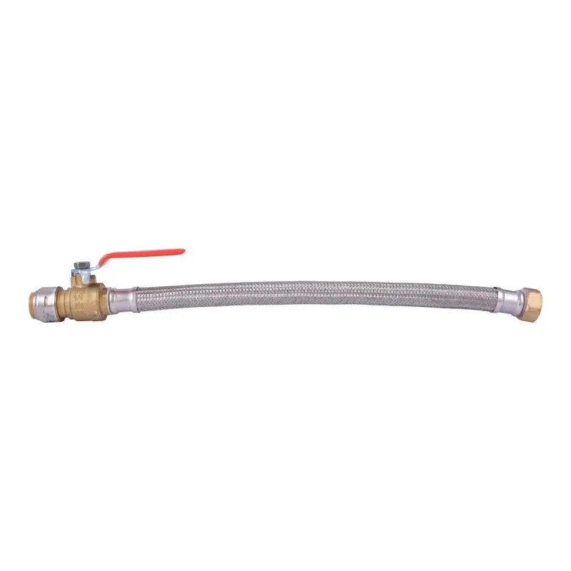 SharkBite UR3088FX18BV Flexible Water Heater Connector, 3/4 , FNPT, Warm alloy, 250 psi Pressure