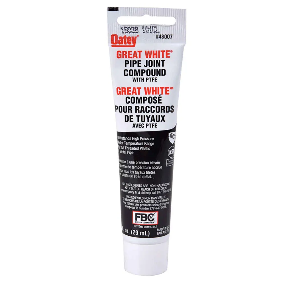 Great White Pipe Joint Compound PTFE, 29 ml