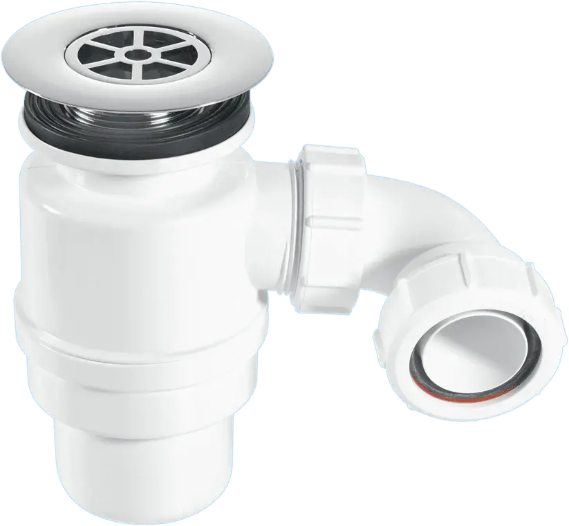 McAlpine STW12-RB 80mm Water Seal Resealing Shower Trap Multifit Outlet