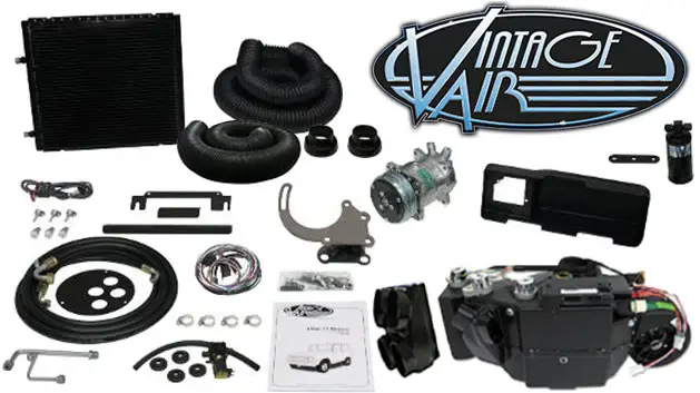 Vintage Air /C Kit w/4 Vent Plenum & Moveable Vents - AC/Heat/Defrost, 1966-77 Ford Bronco