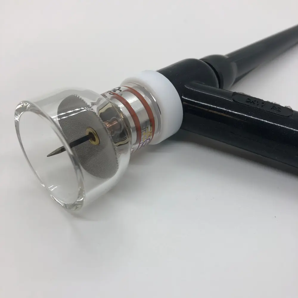 EDGE® #18 Gas Lens Pyrex Cup 1/8" Diffuser 9 & 20 Series TIG Torches
