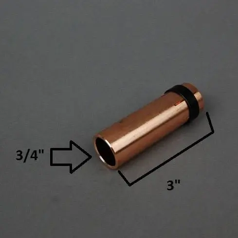 Gas Nozzle, set three, f/26 Series MIG Welding Guns