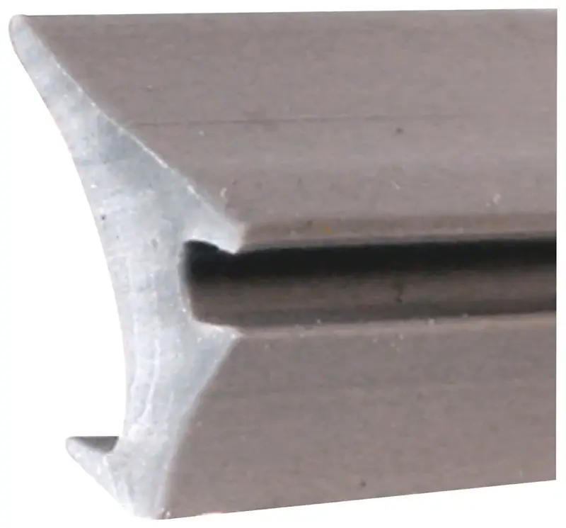 Make-2-Fit P 7774 Glass Glazing Spline, 0.16 W, 25/64 Plush, 200 ft L, Vinyl, Gray
