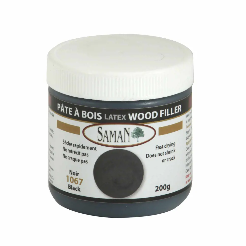 Black Latex Wood Filler, 200 g