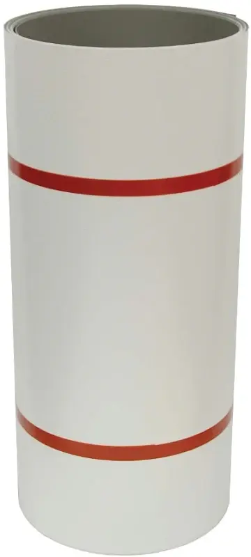 Amerimax 6912458 Trim Coil, 50 ft L, 0.021 Gauge, Aluminum, Vivid White