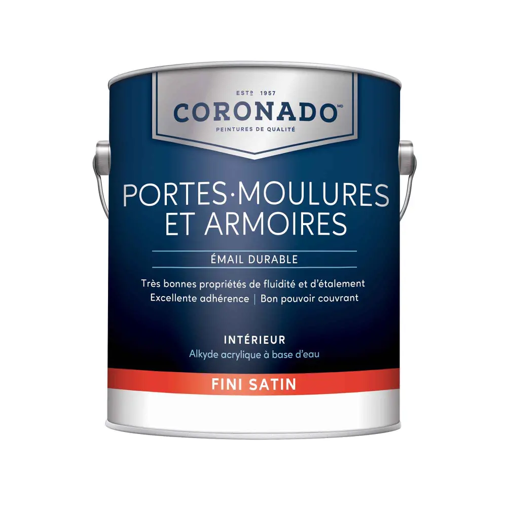 Coronado Door, Trim and Cabinet Enamel Paint Chalk Satin, 3.79 L