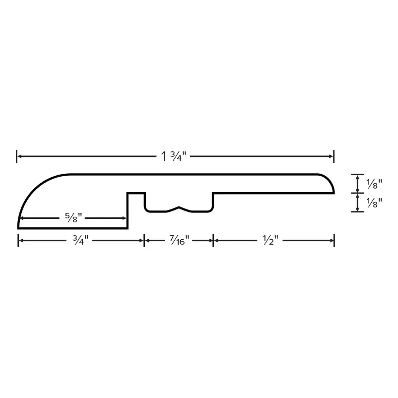 Floorlot Reducer Molding (Lighthouse XL Collection)