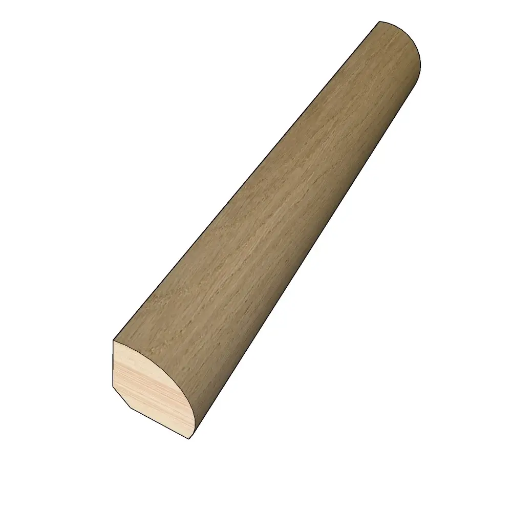 Honeytone Pearl Oak 0.75 . Thick x 0.75 . Width x 78 . Length Hardwood Quarter Round Molding
