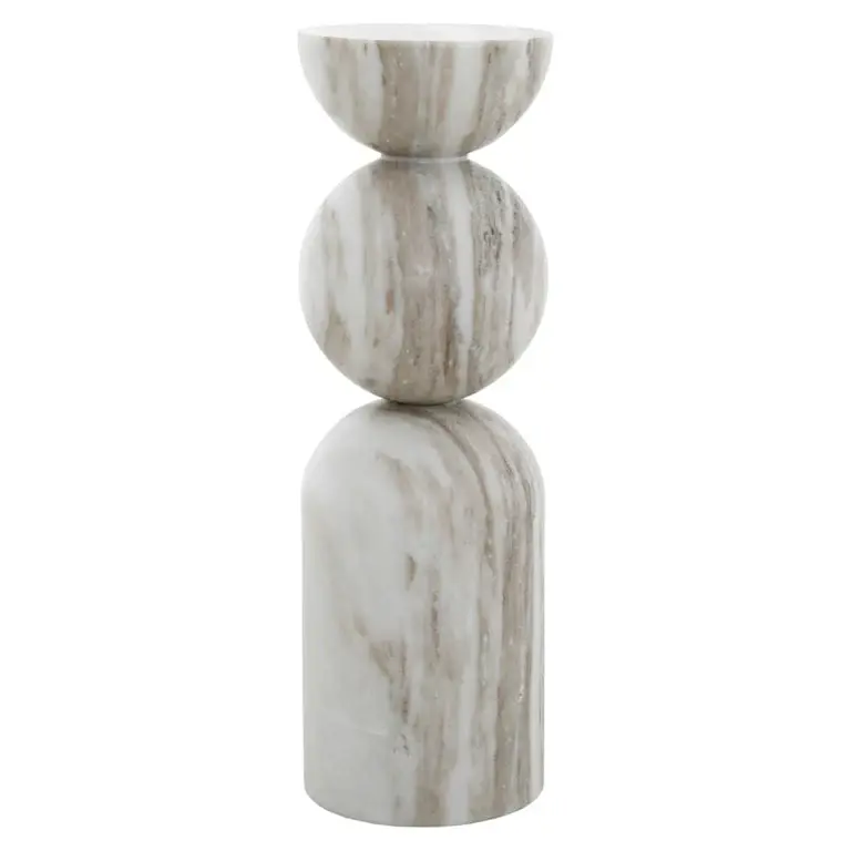 Lewis Marble Column - Snow