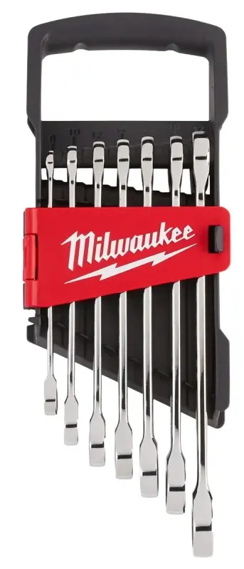 Milwaukee 48-22-9506 Wrench Set, 7-Piece, Alloy Hardened, Chrome