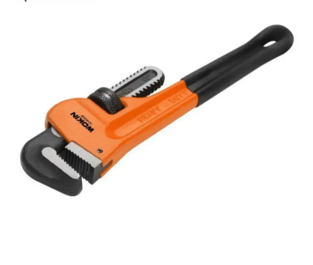 Wokin 10 Inch Pipe Wrench Industrial Grade Heavy Duty Construction