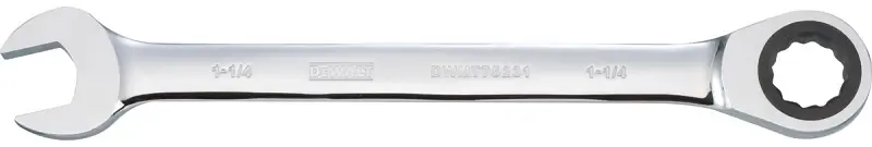 DEWALT DWMT75231OSP Combination Wrench, SAE, 1-1/4 Head, 16-23/32 L, Shiny metal