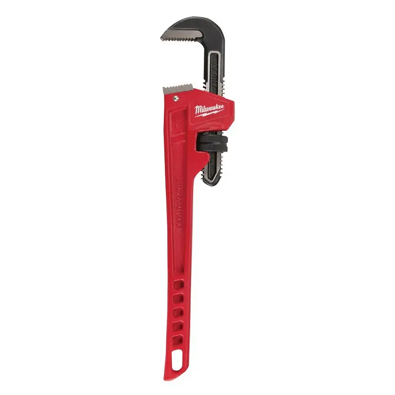 Milwaukee 48-22-7118 Pipe Wrench, 2-1/2 Jaw, 18 L, Serrated Jaw, Hardened, Ergonomic Handle